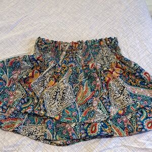 Colorful Paisley Skirt
